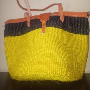 Xlarge sisal Kiondo Kikuyu Kenya  bag
